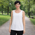 Riiminka Saimi Linen top, white